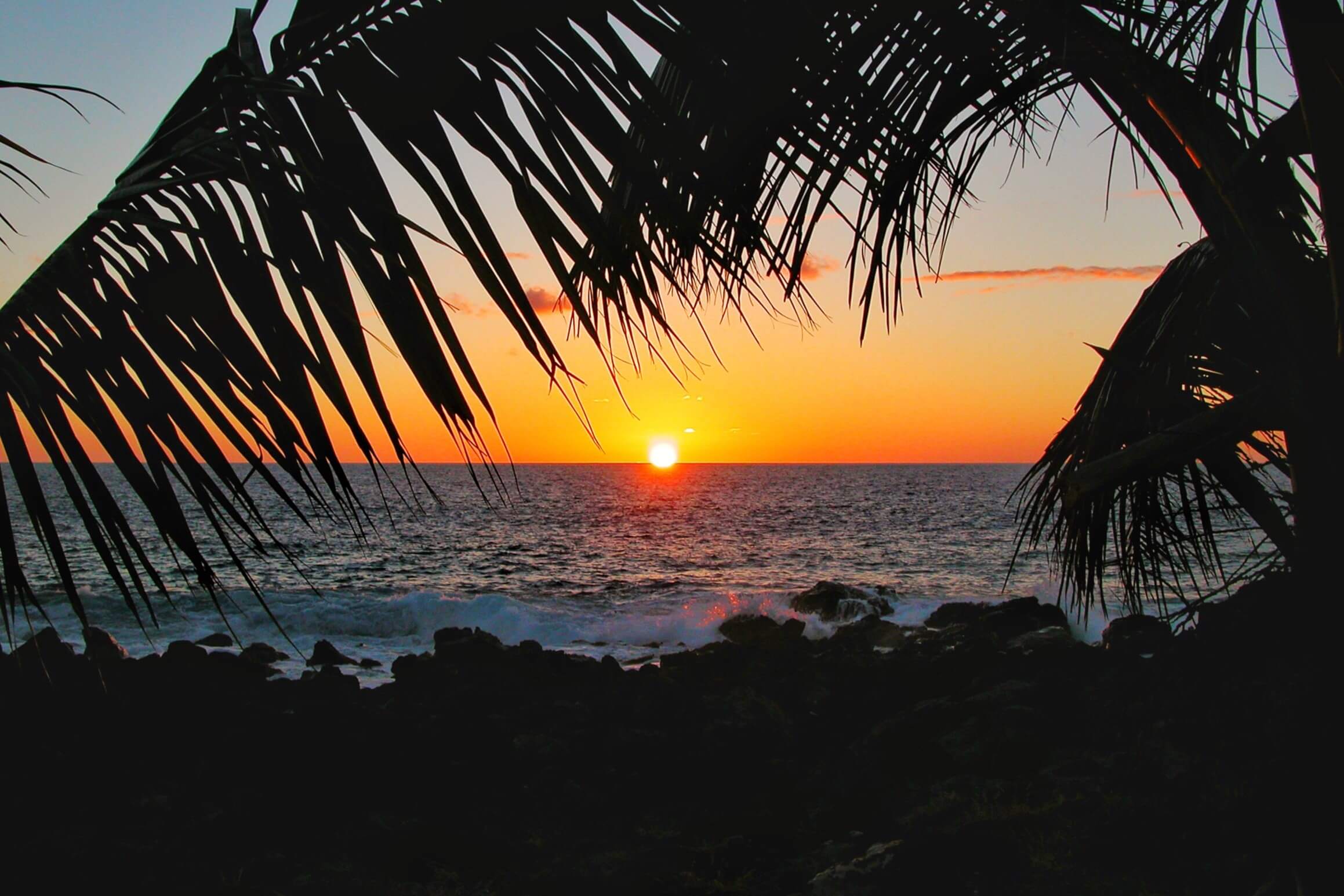 A view from the Kona Coast.